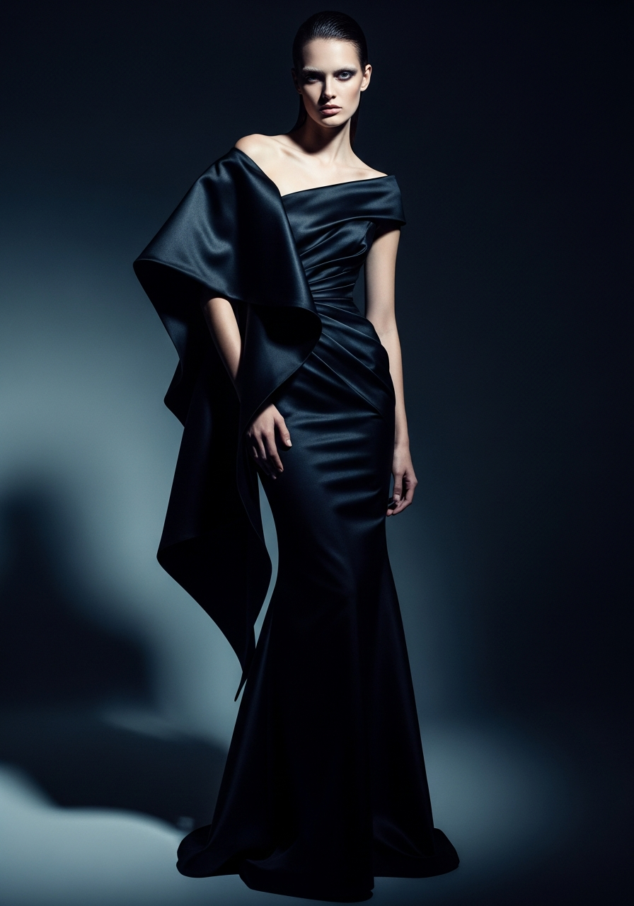 Éclipse Asymmetric Gown